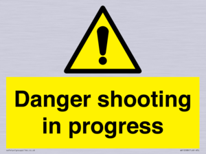 Danger shooting in progress